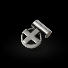 Load image into Gallery viewer, Cross Pendant Oxidized Silver
